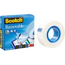 Taśma Biurowa Scotch Magic 19Mm/33M Usuwalna