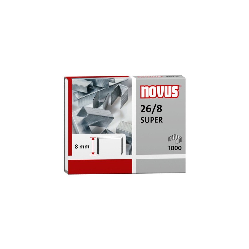 Zszywki Novus 26/8 Super (1000)