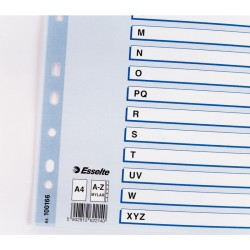 Przekładki Mylar Esselte A4 A-Z