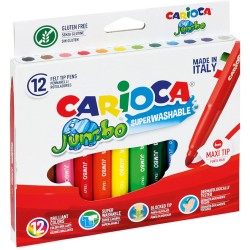 Flamastry Carioca Jumbo 12 Kolorów