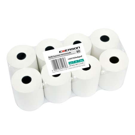 Rolki Termiczne 57X60M 8Szt Emerson Rt05760Wkbpaf Bpa Free