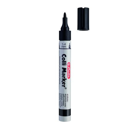 Marker Wodoodporny Colli Czarny Permanentny 300008698 Herlitz