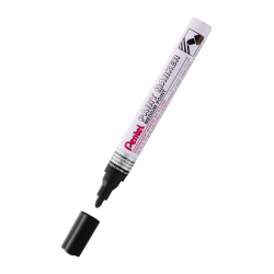 Marker Olejowy Pentel Średnia Okrągła  Końcówka,  Mmp10-A Czarny
