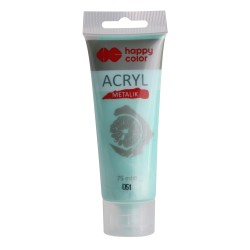 Farba Akrylowa 75Ml, Miętowy Metalik, Happy Color Ha 7370 0075-051 Sale