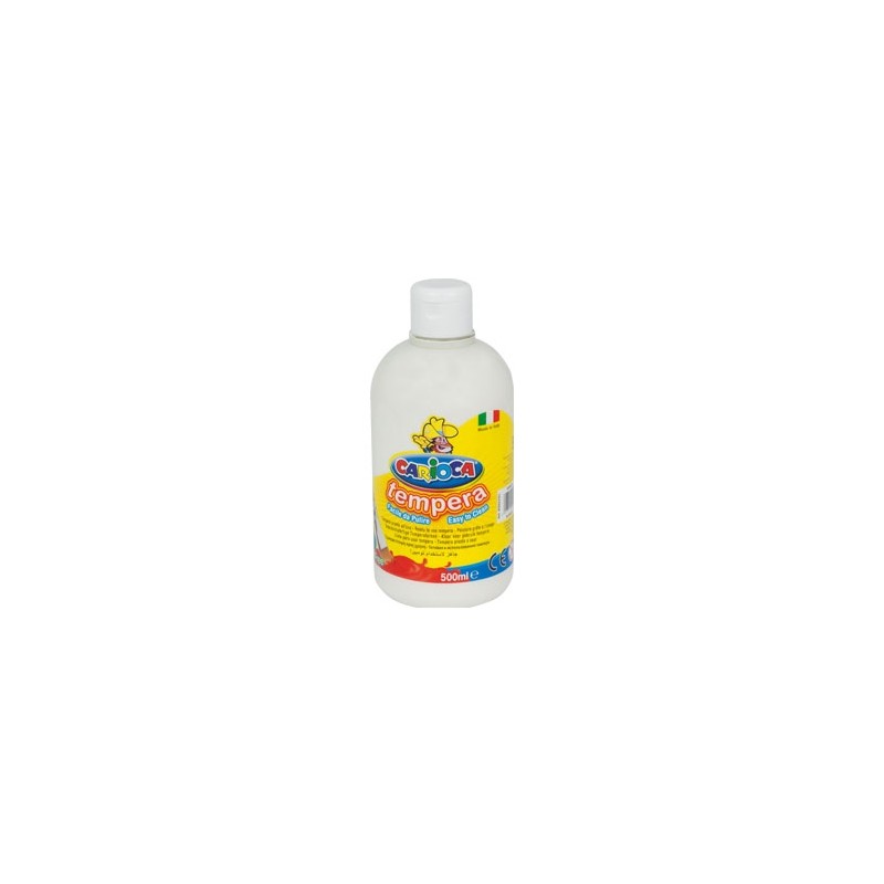 Farba Tempera 500 Ml, Biała Carioca 170-2353/170-2648