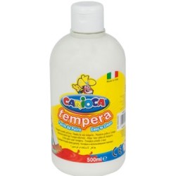 Farba Tempera 500 Ml, Biała Carioca 170-2353/170-2648