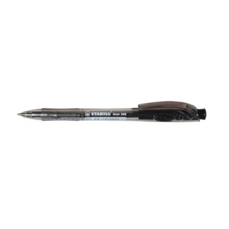 Długopis Liner Aut. Czarny F308/46 Stabilo