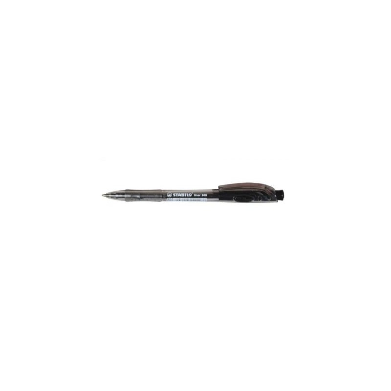 Długopis Liner Aut. Czarny F308/46 Stabilo