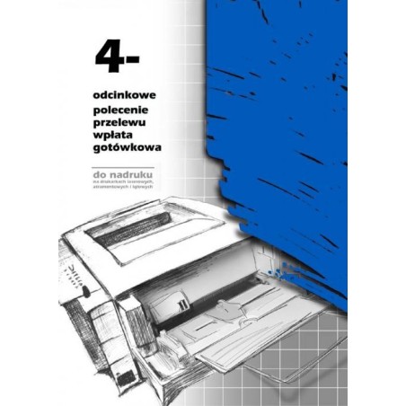 F-112-2 4-Odcinkowe Polecenie Przelewu Michalczyk&Prokop A4 100 Kartek