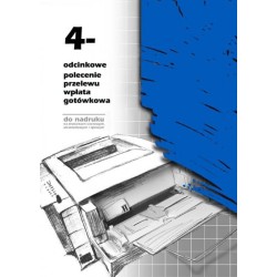 F-112-2 4-Odcinkowe Polecenie Przelewu Michalczyk&Prokop A4 100 Kartek