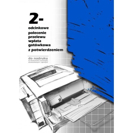 F-111-2 2-Odcinkowe Polecenie Przelewu Michalczyk&Prokop A4 100 Kartek