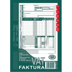 124-3E Faktura Vat Brutto A5Pin! (Pion-Upr.)Michalczyk I Prokop