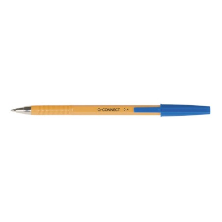 Długopis Q-Connect Z Wymiennym Wkładem 0,4Mm (Linia), Niebieski Kf34047