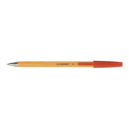 Długopis Q-Connect Z Wymiennym Wkładem 0,4Mm (Linia), Czerwony Kf34048