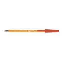 Długopis Q-Connect Z Wymiennym Wkładem 0,4Mm (Linia), Czerwony Kf34048