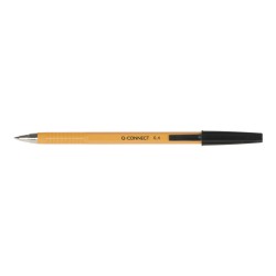 Długopis Q-Connect Z Wymiennym Wkładem 0,4Mm (Linia), Czarny Kf34046
