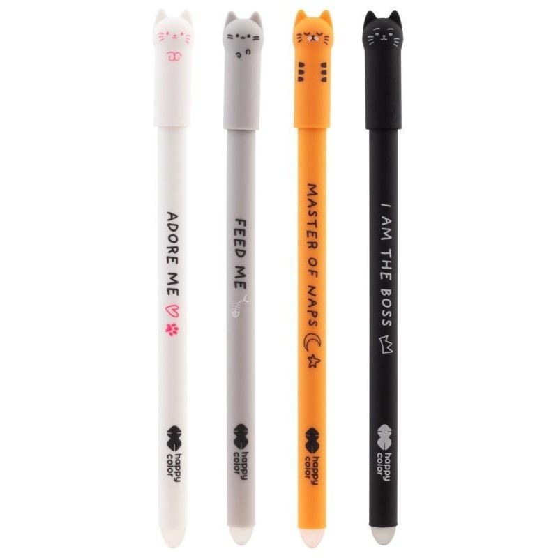Długopis Wymazywalny Happy Color Kitty, 0,5 Mm, Niebieski, 4120 01Ki_3
