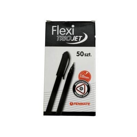 Długopis Flexi Trio Jet Czarny Tt7531 Penmate
