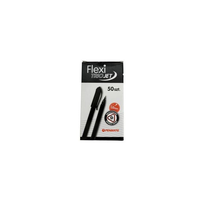 Długopis Flexi Trio Jet Czarny Tt7531 Penmate