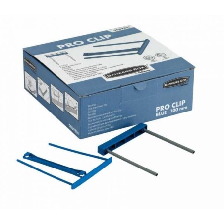 Klipsy Archiwizacyjne Pro Clip Niebieskie (50Szt) 89801 Fellowes