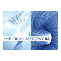 Blok Milimetrowy A2 20K Kreska