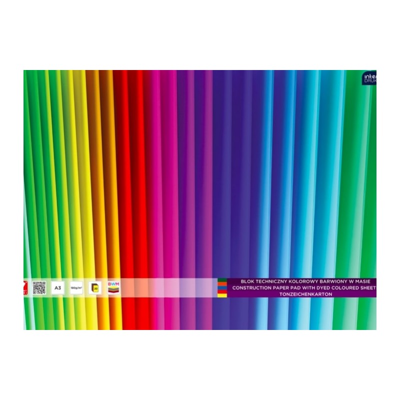 Blok Tech.a5 Kolor.20K Barwiony W Masie Interdruk  5932