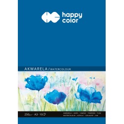 Blok Akwarelowy, Art, A3, 10 Ark, 250G, Happy Color Ha 3725 3040-A10