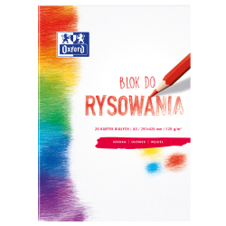 Blok Rysowania Oxford A3 20K 120G Biały 400093197 .