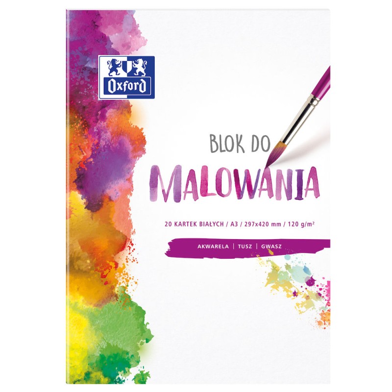 Blok Do Malowania Oxford A3 20K 120G Biały 400093196 .