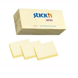Bloczki Stickn 38X51Mm Żółty Pastele 12Bloczków X 100 Kartek 21530