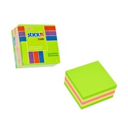 Bloczek Stickn 51X51Mm Zielony-Mix Neon I Pastel 21534