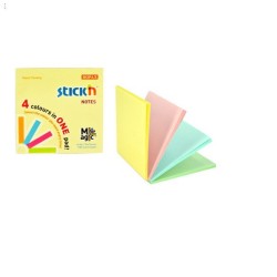 Bloczek Stickn Magic Pad 76X76Mm Pastel Mix Kolorów 21574