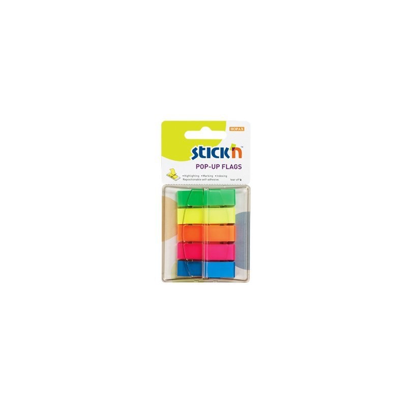 Zakładki Indeksujące W Podajniku Mix 45X12Mm (200Sztuk) Sticknulln 26029