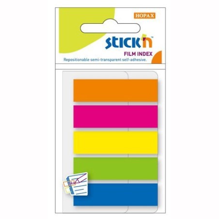 Zakładki Indeksujące 45X12Mm Mix 5 Kolorów Neon Stickn 21050