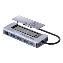 Unitek Aktywny Hub Usb-C 10Gbps,M.2,Hdmi, Pd 100W