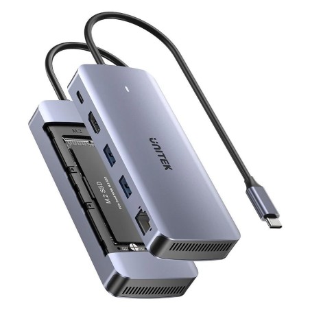 Unitek Aktywny Hub Usb-C 10Gbps,M.2,Hdmi, Pd 100W