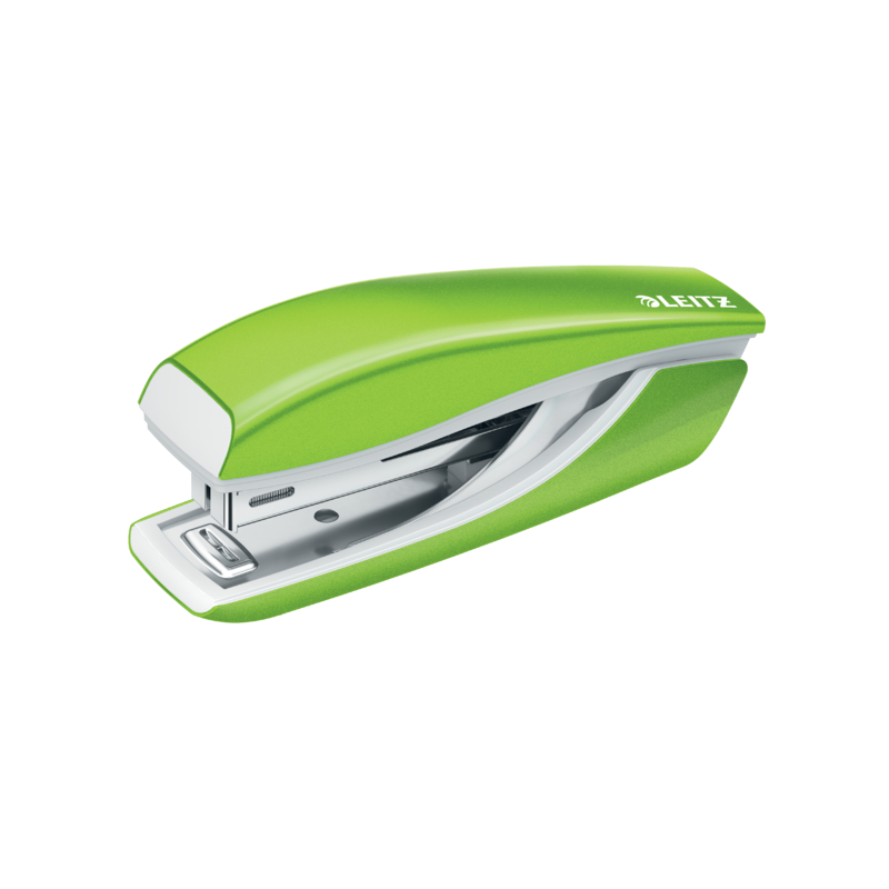 Zszywacz Mini Metalowy Leitz Wow, Zielony, 10 Lat Gwarancji, 10 Kartek 55281054
