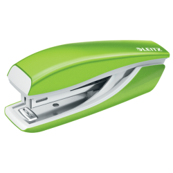 Zszywacz Mini Metalowy Leitz Wow, Zielony, 10 Lat Gwarancji, 10 Kartek 55281054