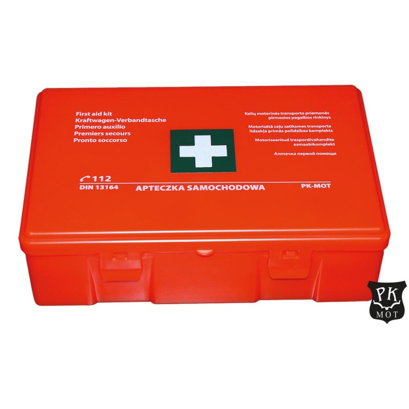 Apteczka Pierwszej Pomocy Samochodowa Asa P 26X8X17Cm Pk-Mot Din 13164:2022