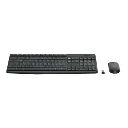 Zestaw Klawiatura + Mysz Membranowa Logitech Mk235 920-007931 (Usb 3.0  Kolor Szary  Optyczna)