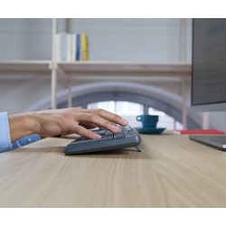 Zestaw Klawiatura + Mysz Membranowa Logitech Mk235 920-007931 (Usb 3.0  Kolor Szary  Optyczna)