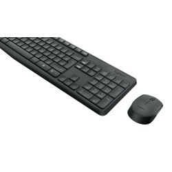 Zestaw Klawiatura + Mysz Membranowa Logitech Mk235 920-007931 (Usb 3.0  Kolor Szary  Optyczna)