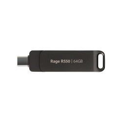 Patriot Rage R550 64Gb Dual Usb A+C, Alu, 100Mbs