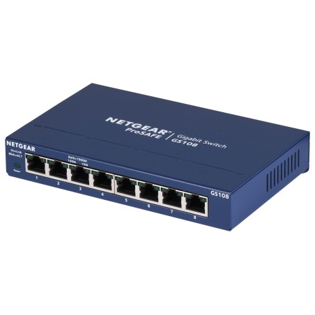 Switch Netgear Gs108Ge 8P Unmanaged Gigabit