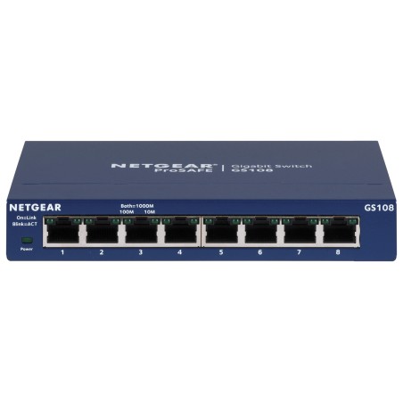 Switch Netgear Gs108Ge 8P Unmanaged Gigabit