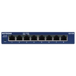 Switch Netgear Gs108Ge 8P Unmanaged Gigabit