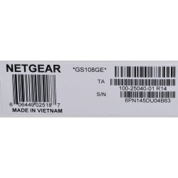 Switch Netgear Gs108Ge 8P Unmanaged Gigabit