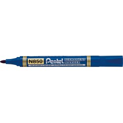 Marker Permanentny N850 Niebieski Okrągła Końcówka Pentel
