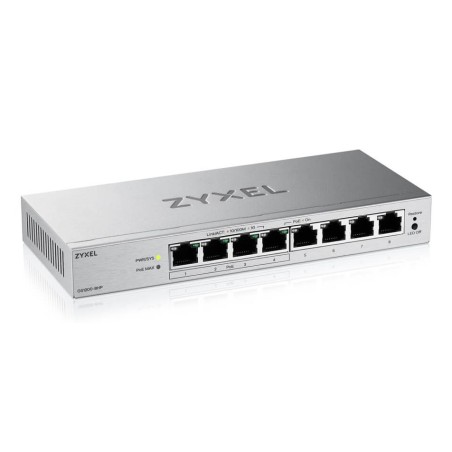 Switch Zyxel Gs1200-8Hp 8P V3 Poe (Poe+: 4 ) 68W Managed Gigabit