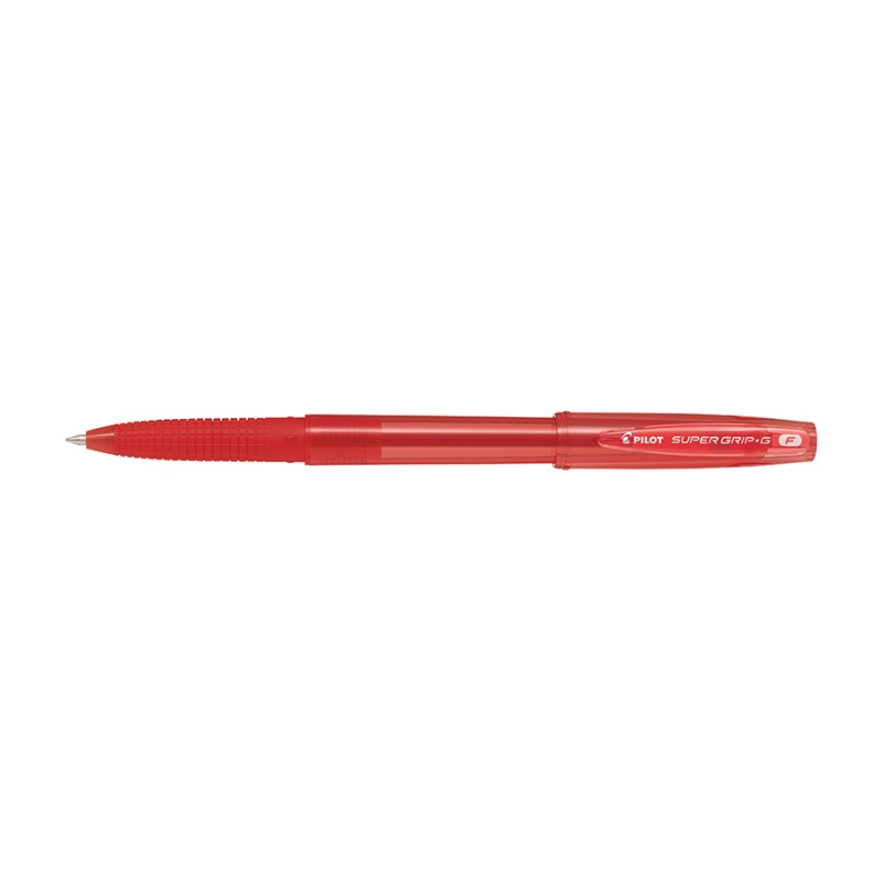 Długopis Olejowy Ze Skuwką Pilot Super Grip Czerwony Bps-Gg-F-R